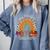 One Thankful Teacher Thanksgiving Turkey Rainbow Fall Comfort Colors Sweatshirt Blue Jean One Thankful Teacher Thanksgiving Turkey Rainbow Fall Comfort Colors Sweatshirt Blue Jean