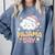 Pajama Day School Spirit Week Fun Cloud Teacher Comfort Colors Sweatshirt Blue Jean