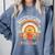 Paraprofessional Para Life Sun Flower Teacher Back To School Comfort Colors Sweatshirt Blue Jean