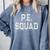 PE SQUAD Physical Education PE Teacher Team Kids Gym Crew Comfort Colors Sweatshirt Blue Jean