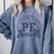PE Teacher Living That PE Life Physical Education Teacher Comfort Colors Sweatshirt Blue Jean