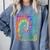 PE Teacher Phys Ed Tie Dye Physical Education Appreciation Comfort Colors Sweatshirt Blue Jean