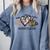 Peace Love Coffee Science Teacher Comfort Colors Sweatshirt Blue Jean