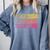 Peace Love Science Lovers Math Chemistry Teacher Comfort Colors Sweatshirt Blue Jean