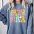 In My Physical Education Era PE Teacher Women Men Comfort Colors Sweatshirt Blue Jean