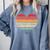 Pianist Retro Sunset Piano Keyboard Player Teacher Comfort Colors Sweatshirt Blue Jean