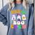 Pre-K Boo Crew Cute Ghost Halloween Costume Teacher Student For Men Women Kids Comfort Colors Sweatshirt Blue Jean