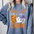 Pre K Boo Crew Teacher Student Halloween Pre Kindergarten Comfort Colors Sweatshirt Blue Jean
