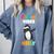 Pre-K Vibes Only Penguin Teachers Kids Back To School Comfort Colors Sweatshirt Blue Jean