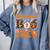 Preschool Boo Crew Halloween Teachers Students Costume Comfort Colors Sweatshirt Blue Jean