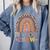 Preschool Crew Cute Leopard Rainbow Back To School Teachers Comfort Colors Sweatshirt Blue Jean Preschool Crew Cute Leopard Rainbow Back To School Teachers Comfort Colors Sweatshirt Blue Jean
