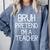 Pretend I'm A Teacher Halloween Costume Comfort Colors Sweatshirt Blue Jean Pretend I'm A Teacher Halloween Costume Comfort Colors Sweatshirt Blue Jean