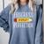 Progress Over Perfection Motivational Back To School Teacher Comfort Colors Sweatshirt Blue Jean