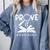 Prove It Text Evidences Reading Teacher First Day Of School Comfort Colors Sweatshirt Blue Jean