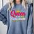 Queen Of The Classroom Teacher Comfort Colors Sweatshirt Blue Jean