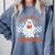 Read More Books Cute Ghost Reading Book Teacher Halloween Comfort Colors Sweatshirt Blue Jean