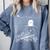 Read In Peace Skeleton Halloween Book Reading Spooky Teacher Comfort Colors Sweatshirt Blue Jean