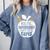 Real Superheroes Wear No Capes Teacher Design Teach Comfort Colors Sweatshirt Blue Jean