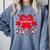 Red Ribbon Week Awareness For Students And Teachers Men Women Girls Kids Comfort Colors Sweatshirt Blue Jean