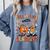 Retro Fall In Love With Learning Autumn Pumpkin Teacher Kids Comfort Colors Sweatshirt Blue Jean