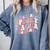 Retro Halloween This Is My Spooky School Teacher Costume Comfort Colors Sweatshirt Blue Jean