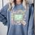 Retro Hooray It's Art Day Art Teacher Back To School Women Comfort Colors Sweatshirt Blue Jean