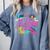 Retro Physical Education Vibes Gym Teacher Phys Ed Teacher Comfort Colors Sweatshirt Blue Jean