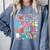 Retro Play Is Learning Kindergarten Teacher Team Women Comfort Colors Sweatshirt Blue Jean