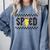 Retro SPED Teacher Pencil Lightning Bolt Back To School Comfort Colors Sweatshirt Blue Jean Retro SPED Teacher Pencil Lightning Bolt Back To School Comfort Colors Sweatshirt Blue Jean