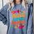 Retro Teach Love Inspire Back To School Teachers Comfort Colors Sweatshirt Blue Jean Retro Teach Love Inspire Back To School Teachers Comfort Colors Sweatshirt Blue Jean