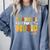 Retro Thankful For Music Floral Music Teacher Thanksgiving Men Women Comfort Colors Sweatshirt Blue Jean