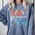Retro Wildflower Early Intervention Teacher Interventionist Comfort Colors Sweatshirt Blue Jean