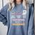 Rock Paper Scissors Teacher Librarian Nothing Beats Reading Comfort Colors Sweatshirt Blue Jean
