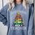 Santa's Favorite Teacher Idea For Christmas Teachers Comfort Colors Sweatshirt Blue Jean