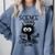 Science Teacher Appreciation Merch -Adults -Youth Grey Classic Fit Modern Science Theme Cartoon Comfort Colors Sweatshirt Blue Jean