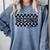 Second Grade Checkered Teacher 1st Day Back To School Women Comfort Colors Sweatshirt Blue Jean