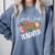 Second Grade Teacher Leopard Pencil 2nd Grade Women Teacher Comfort Colors Sweatshirt Blue Jean