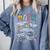 Show Your Work Math Teacher First Day Back To School Comfort Colors Sweatshirt Blue Jean