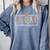 Sixth Grade Teacher 6th Grade Teachers Back To School For Men Women Kids Comfort Colors Sweatshirt Blue Jean