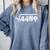 Sixty Seven 67 Meme Square Root 4489 Slang Math Teacher Comfort Colors Sweatshirt Blue Jean