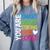 You Are SMART BRAVE STRONG KIND LOVED MOTIVATION TEACHER KID Comfort Colors Sweatshirt Blue Jean You Are SMART BRAVE STRONG KIND LOVED MOTIVATION TEACHER KID Comfort Colors Sweatshirt Blue Jean