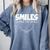 Smile Smiles Change The World Teacher T-Shirt Happy T-Shirt Comfort Colors Sweatshirt Blue Jean