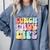 Soul Bleach Teacher Staff First Day Of School Last Hugs & High Fives Lunch Lady Vibes Blue Classic Fit Comfort Colors Sweatshirt Blue Jean