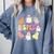 SPED Teacher Halloween Spooky Special Education Team Men Women Kids Comfort Colors Sweatshirt Blue Jean