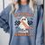 In My Spooky Math Teacher Era Groovy Retro Halloween Costume For Men Women Comfort Colors Sweatshirt Blue Jean