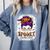 Spooky Paraprofessional Life Halloween Messy Bun Teacher For Men Women Comfort Colors Sweatshirt Blue Jean Spooky Paraprofessional Life Halloween Messy Bun Teacher For Men Women Comfort Colors Sweatshirt Blue Jean