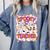 Spooky Teacher Ghost Pencil Teacher Halloween Teacher Comfort Colors Sweatshirt Blue Jean
