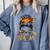 STEM Teacher Messy Bun Fall Vibes Autumn Thanksgiving Men Women Comfort Colors Sweatshirt Blue Jean