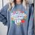 In My Substitute Teacher Era Comfort Colors Sweatshirt Blue Jean
