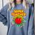 Superhero Teacher Appreciation Teaching Tee Comfort Colors Sweatshirt Blue Jean